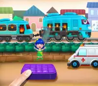 Train On Fire - Kids Games! Screen Shot 8