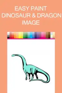 Dragon& Dinosaur Coloring Book Screen Shot 0
