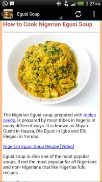 Nigerian Food Recipes Screen Shot 3