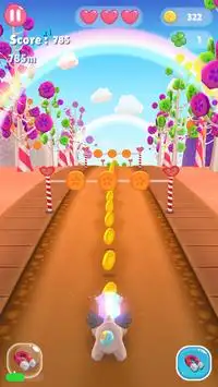 Corriendo unicornio Juego para chicas. Screen Shot 2