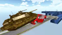 सेना के टैंक असंभव ट्रैक: चरम ड्राइविंग सिम Screen Shot 0