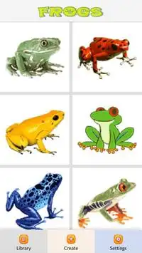 Frogs Color by Number - Pixel Art Game Screen Shot 1