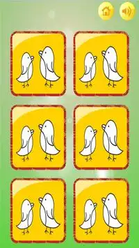 Birds Memory Card - Kids Game Screen Shot 2