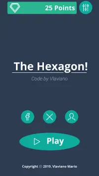 The Hexagon! - Go through holes - 2D Screen Shot 0