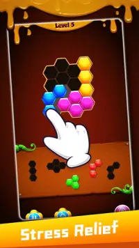 Lucky Puzzle Hexa - Jeux Super Block Screen Shot 7