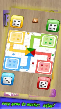 Parcheesi board: Ludo Classic game, parchis game. Screen Shot 1