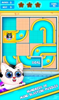 diversão da corrediça da piscina do gatinho Screen Shot 9