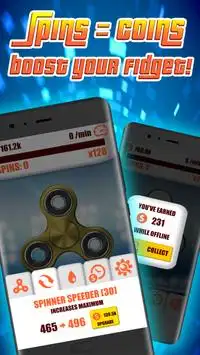 Fidget Spinner: The Game Screen Shot 1