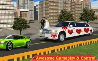 City Wedding Limousine Car Sim Screen Shot 9