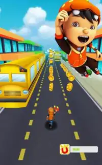 Subway Boboiboy Run: Surf, Dash & Jump Subway Game Screen Shot 6