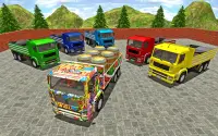 3Dトラック運転シミュレーター-実際の運転ゲーム Screen Shot 0