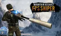 पहाड़ sniper- एफपीएस निशानेबाजों कबीले 3 डी Screen Shot 2