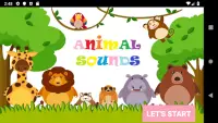 Sonidos de animales, Aprender animales para niños Screen Shot 0