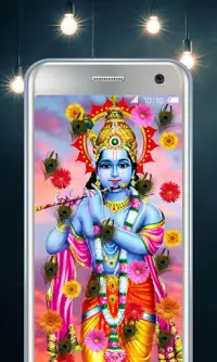 Lord Krishna Live Wallpaper Screen Shot 4