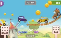Beepzz Hill - racing game for kids Screen Shot 2
