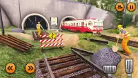 भारतीय रेल ट्रैक निर्माण: ट्रेन गेम्स 2019 Screen Shot 4