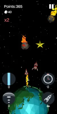 asteroids: gunner stars and comets arcade game Screen Shot 1