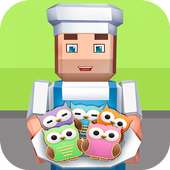 Owl Cookies Cooking Chef Sim