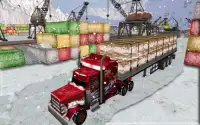Off-road Snow Truck Driving Screen Shot 1
