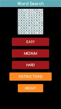 Word Search Game App Screen Shot 0