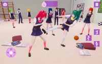 Anime School Girl Life Sim 3D Screen Shot 0