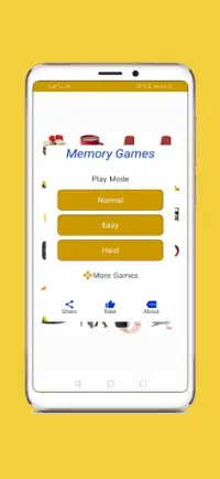 두뇌 훈련 메모리 게임, 이미지 매치 게임 Screen Shot 0
