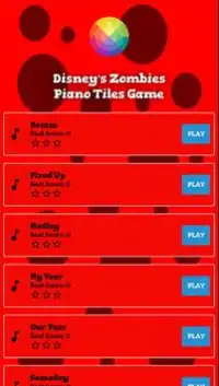 Disney's Zombies Piano Game Screen Shot 0