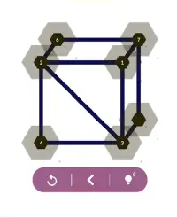 Hexagon Box - Crosswise Line Puzzle Screen Shot 2