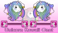 Unicorn Kawaii Onet - Connect & Match Puzzle Screen Shot 0
