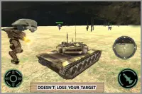 फ्यूचरिस्टिक लड़ाकू रोबोट टैंक Screen Shot 2