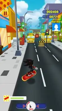Subway Shadow Sonic Racing Surf Run & Dash Screen Shot 5