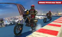 Impossible Moto Bike Stunt Racing Tracks Screen Shot 2