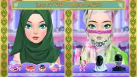 Muslim Hijab Girls Fashion Salon & Makeover Screen Shot 10