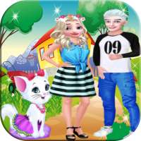 Selfie With Pet - Dress up games