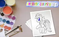 Pony coloring pages Screen Shot 1