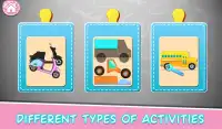 Kids Vehicles For Puzzle & Toddlers Screen Shot 14