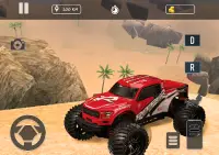 Monster Truck Racing Games 2020：砂漠ゲーム Screen Shot 0