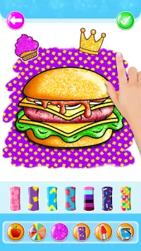 Food Coloring Game - Learn Colors Screen Shot 5