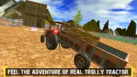 Big truck driving - Farm Tractor Cargo Drive Game Screen Shot 1