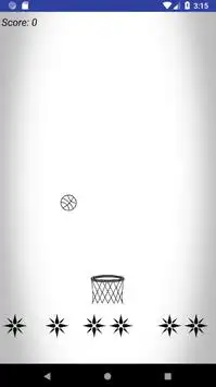 Angry Basketball - Tablet Version Screen Shot 0