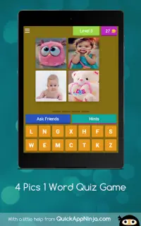 4 Pics 1 Word Quiz Game 2020 Screen Shot 17