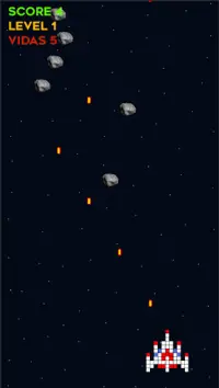 Rain of Asteroid Screen Shot 1
