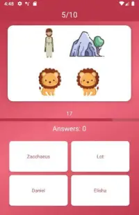 Bible Character Quiz Screen Shot 2