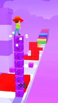Cube Tower Stack 3D Screen Shot 2