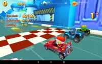 Cartoon Mini Car Racing in 3D Screen Shot 15