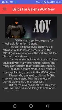 Guide for Garena AOV New Screen Shot 1