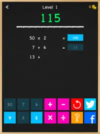 Numbers Game Math Brain Puzzle Screen Shot 4