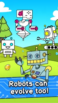 Robot Evolution - Clicker Game Screen Shot 0