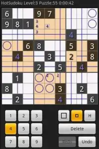 Hot Sudoku Screen Shot 0