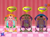 Bébés nounou filles jeux Screen Shot 0